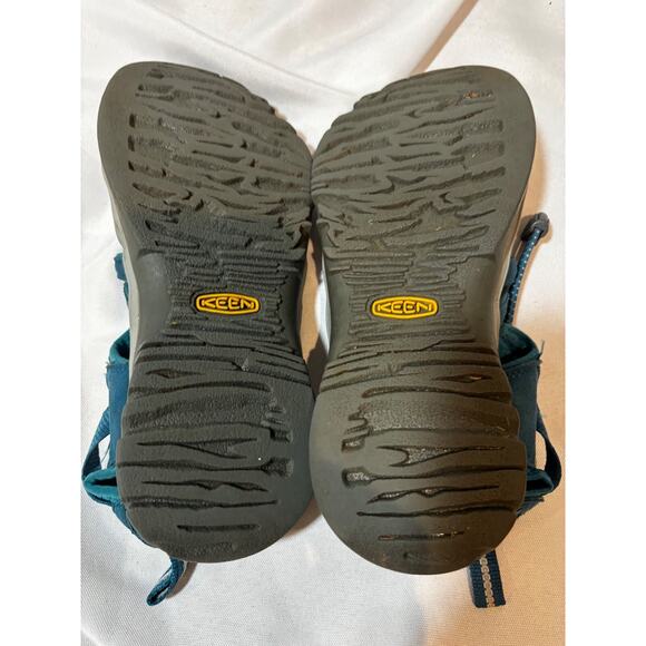 Keen Whisper Waterproof Trail Sandals Women's Size 5.5 Smoke Blue Hiking Read - Picture 7 of 11